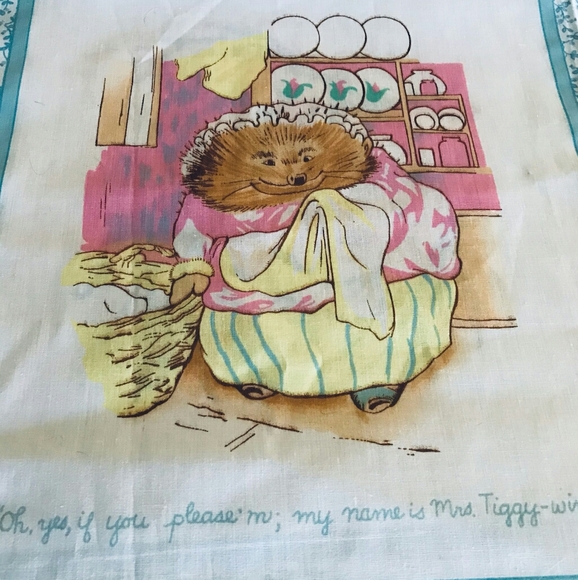 Vtg. 1985 "The Tales of Peter Rabbit" Fabric - Picture 6 of 8